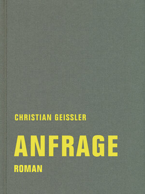 cover image of Anfrage
